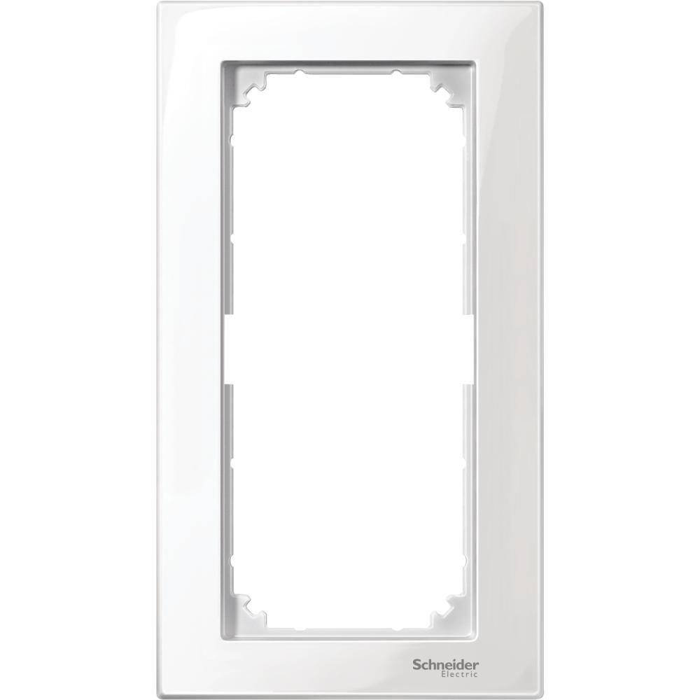 Cover frame, Merten M-Plan, 1 gang, polar white