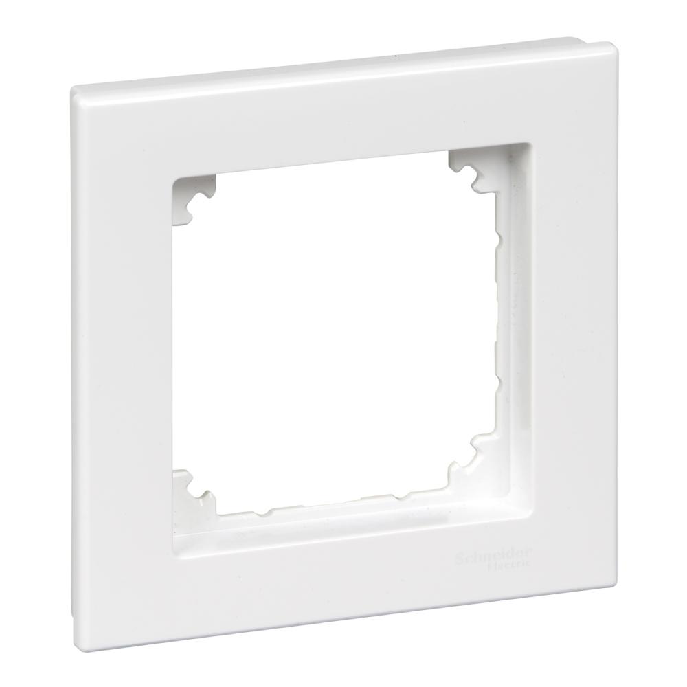 Cover frame, Merten M-Plan, 1 gang, active white