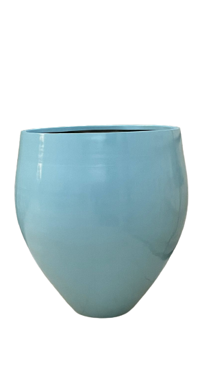 Large Blue Fila Fiber Glass Planters 120Dx1Mcm