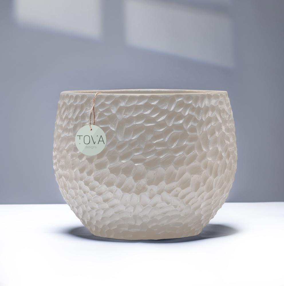 Hammered Gold Linning  Beige TOVA Pot