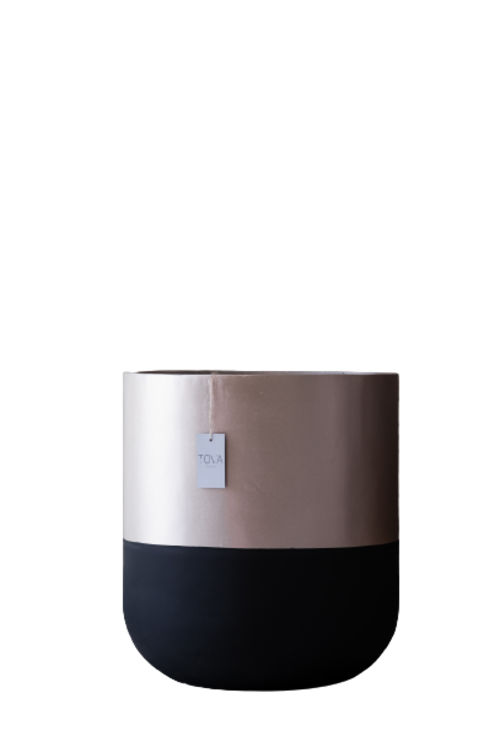 Fiber glass metallic pot 50Dx55Hcm