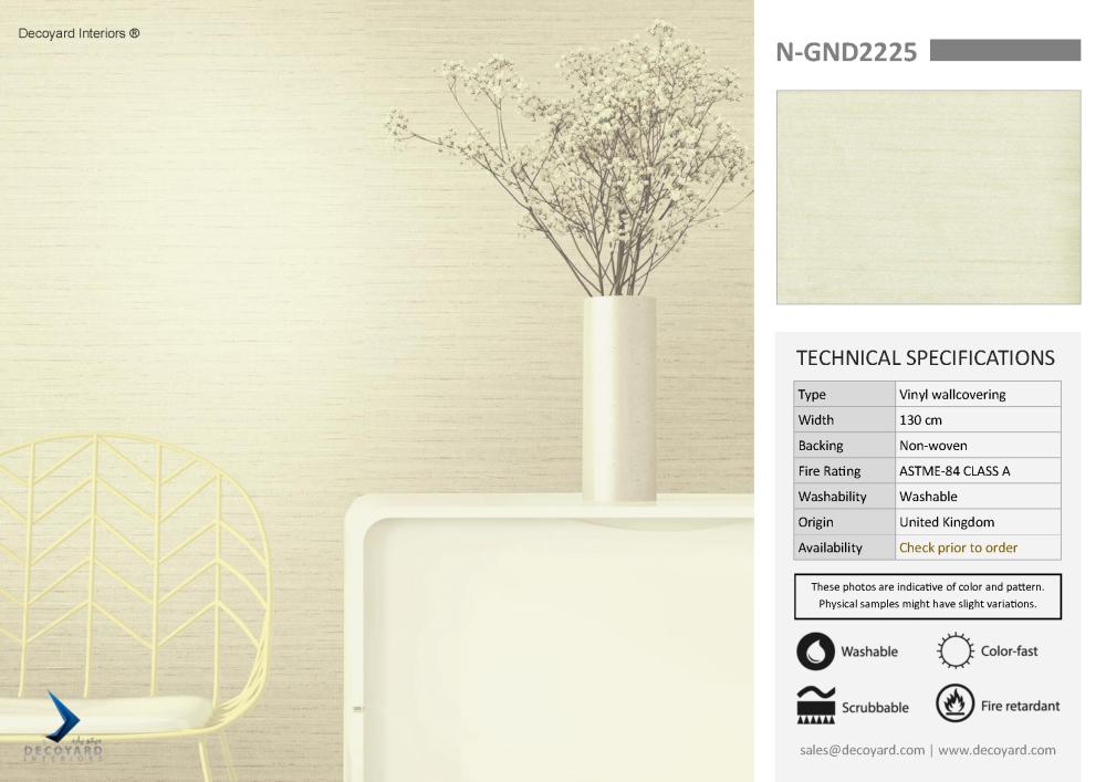 N-GND2225 | Vinyl wallcovering