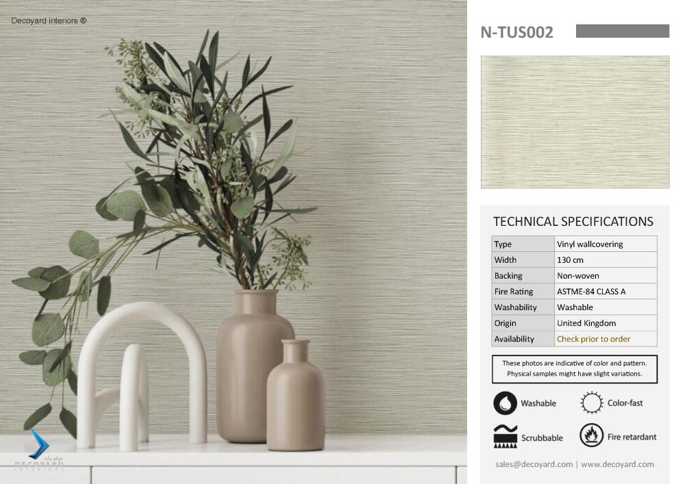 N-TUS002 | Vinyl wallcovering