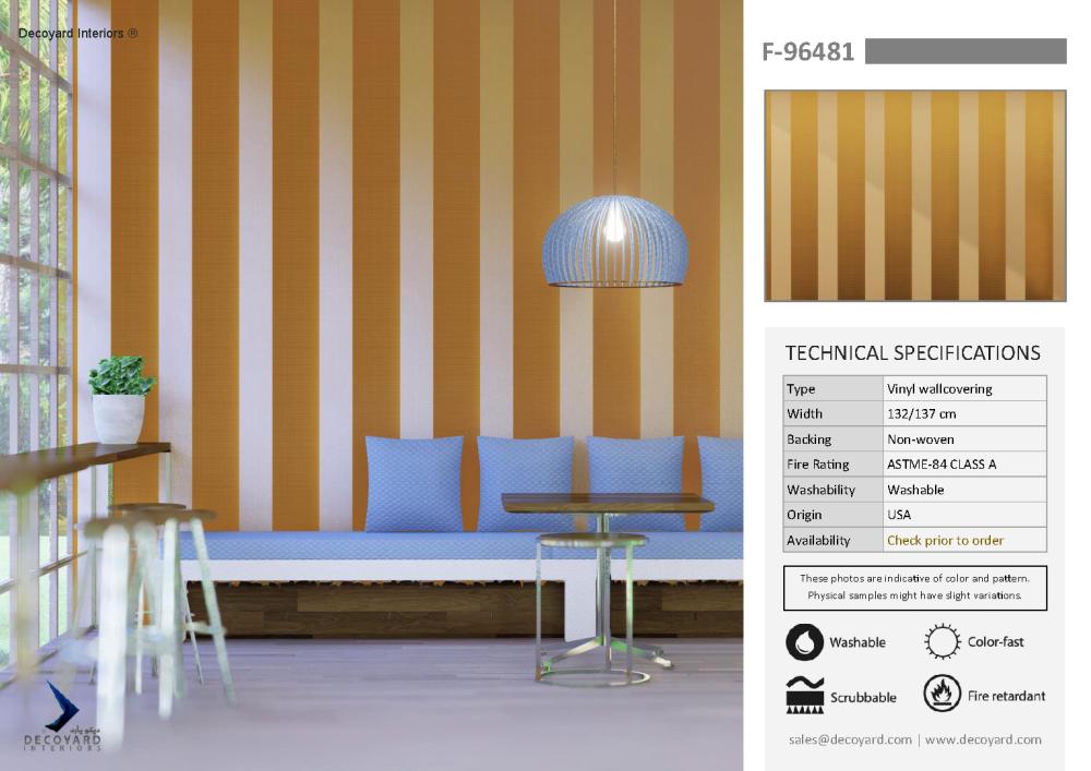 F-96481 | Vinyl wallcovering