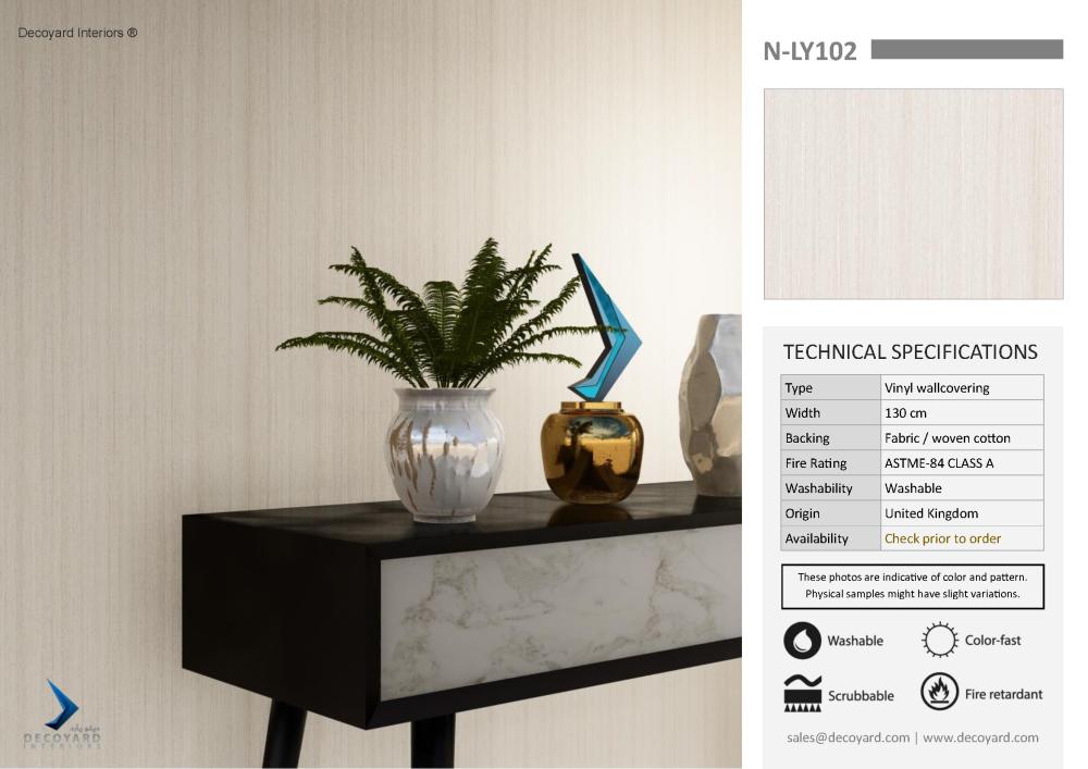 N-LY102 | Vinyl wallcovering