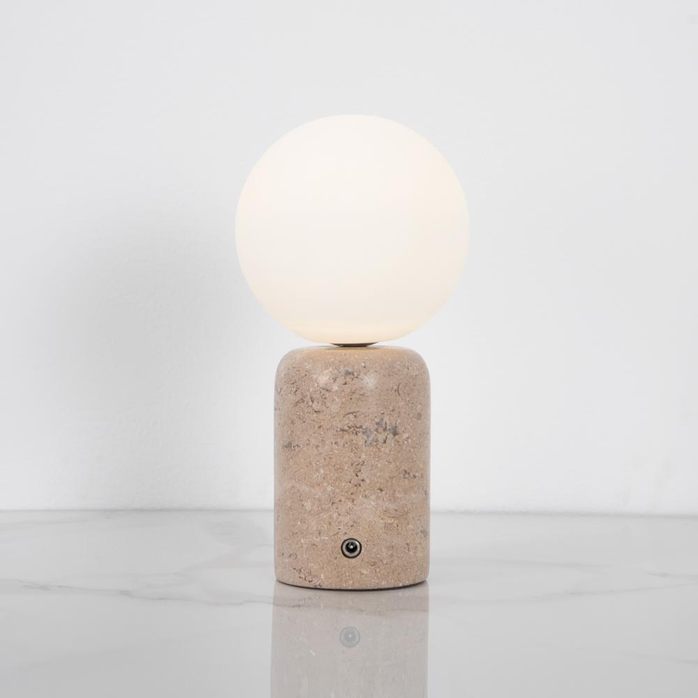 The Nuuk Table Lamp - Triesta Beige  | Cordless