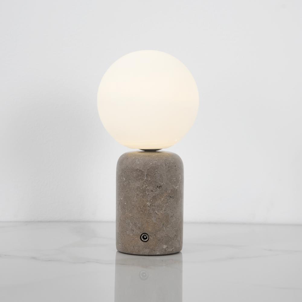 The Nuuk Table Lamp - Triesta Grey  | Cordless