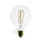LED Transparent Light Bulb - Globe G95 Curved Double Loop Filament - 5W E27 Dimmable 2200K