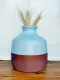 Half Sky Blue Vase