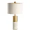 Creative Table Lamp, Bronze X White