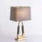 Bronze Table Lamp With Brown shade