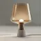 Decorative Table Lamp,Amber Glass