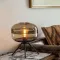 Modern Table Lamp,Amber Glass