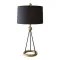 Decorative Table Lamp With Black Shade