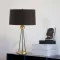 Decorative Table Lamp With Black Shade