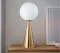 Table Lamp with White Glass