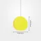 Circular LED pendant lamp 20CM-Yellow