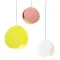 Circular LED pendant lamp 30CM-Yellow