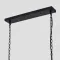 Modern pendant lamp-4Lamps- Black