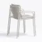 Tribeca chair woven extruded PVC with a nylon core-White