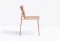 Tribeca chair woven extruded PVC with a nylon core-Pink