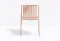 Tribeca chair woven extruded PVC with a nylon core-Pink