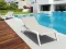 Pacific Sun lounger White x Taupe