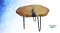 Dark Blue Epoxy-Wooden Table