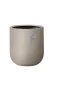 Fiber glass Beige pot 36Dx36Hcm