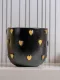 Heart Black TOVA Pot